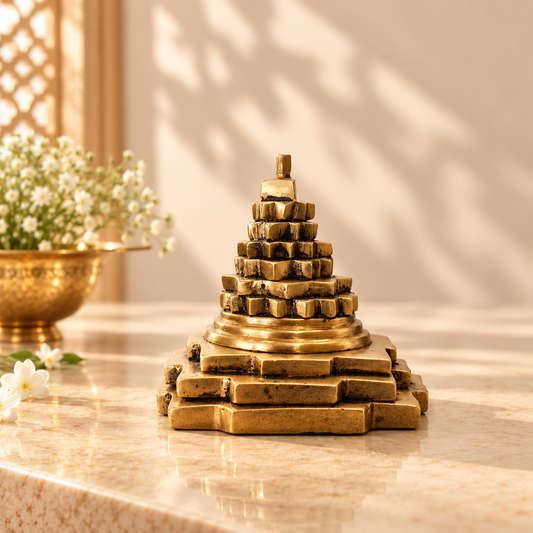 Brass Shri Yantra