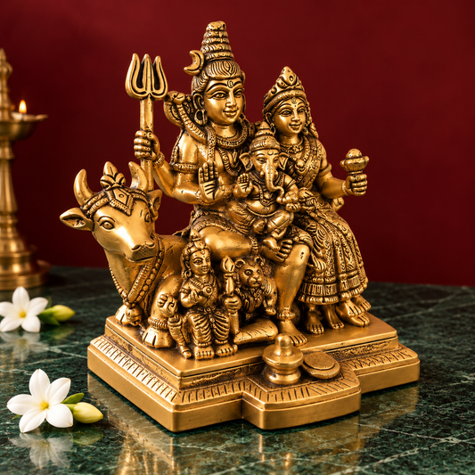 Brass Shiv Parivar Idol