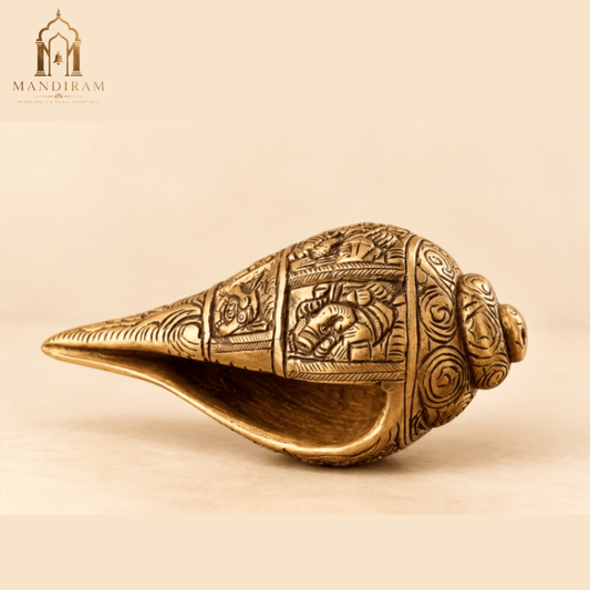 Brass Sacred Conch Shankh