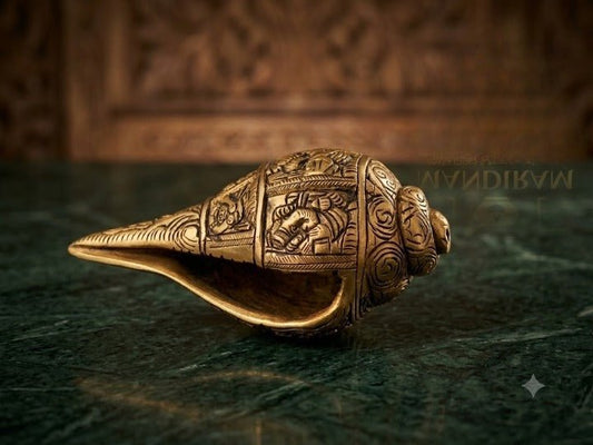 Brass Sacred Conch Shankh